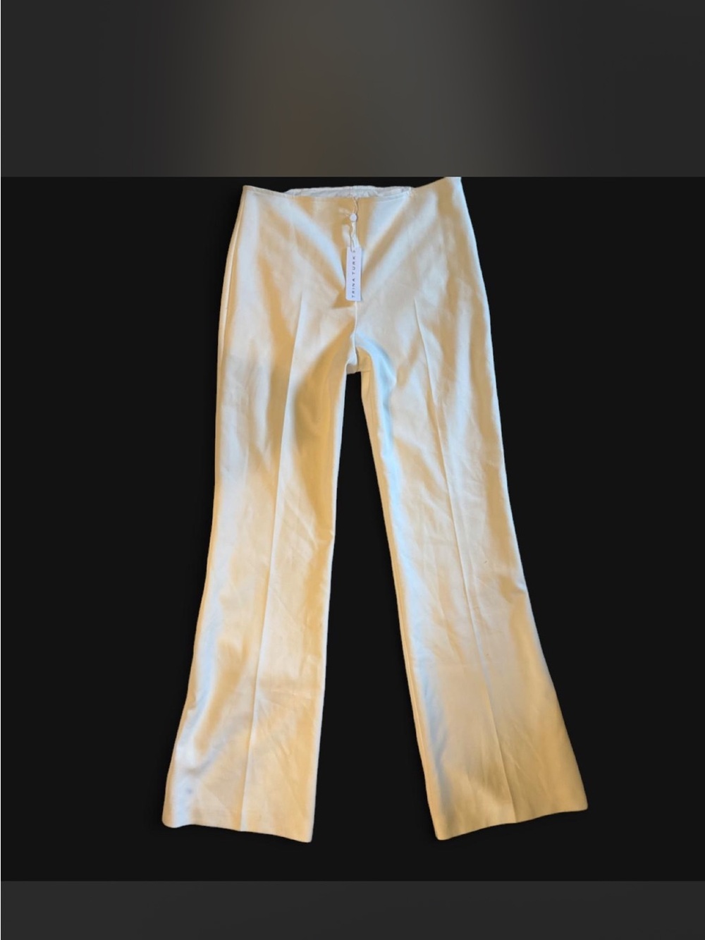 Trina Turk Cream Flared Dress Pants-NWT